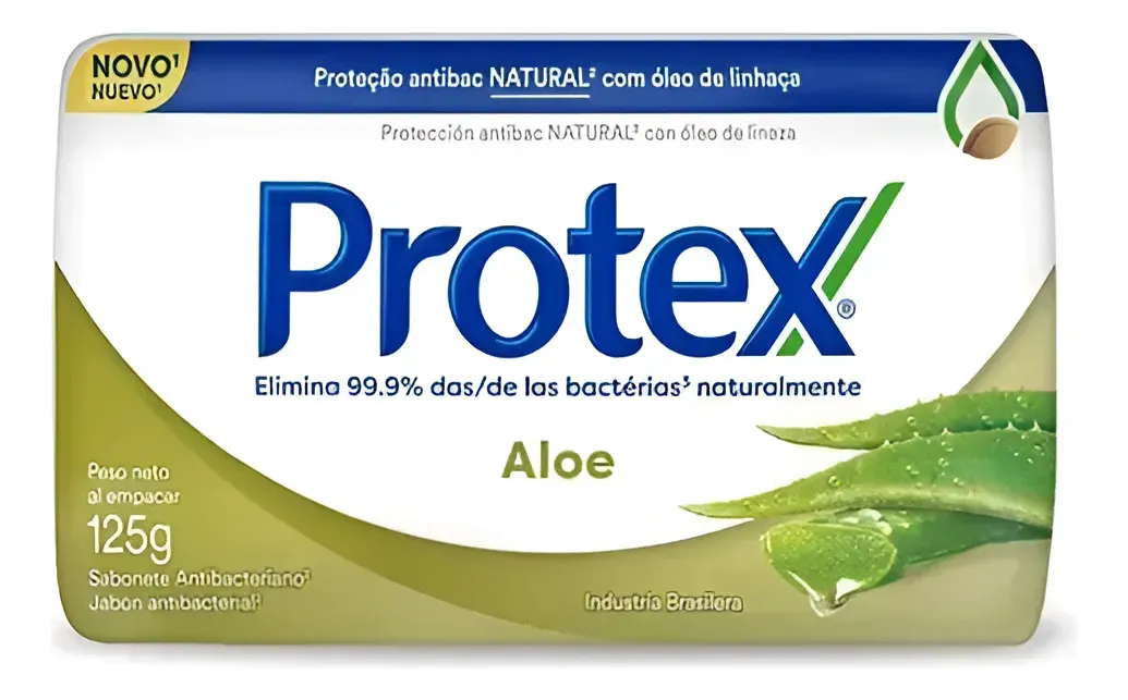 Jabon Barra Protex Aloe 125 G